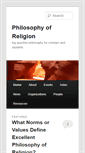 Mobile Screenshot of philosophyofreligion.org